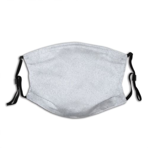 yanfind Ice Design Frost Fantasy Moving Like Snow Wind Contrasts Abstract Comparison Focus Dust Washable Reusable Filter and Reusable Mouth Warm Windproof Cotton Face