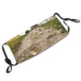 yanfind Winter Trail Terra Greenery Ground Thoroughfare Earth Geological Plant Soil Community Road Dust Washable Reusable Filter and Reusable Mouth Warm Windproof Cotton Face