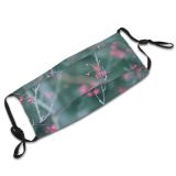 yanfind Idyllic Branch Calm Flora Focus Wild Forest Silent Edible Tranquil Scenery Berry Dust Washable Reusable Filter and Reusable Mouth Warm Windproof Cotton Face