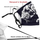 yanfind Isolated Cat Kitty Cute Cat's Active Bengali Posing Cutout Pet Cats Eyes Dust Washable Reusable Filter and Reusable Mouth Warm Windproof Cotton Face