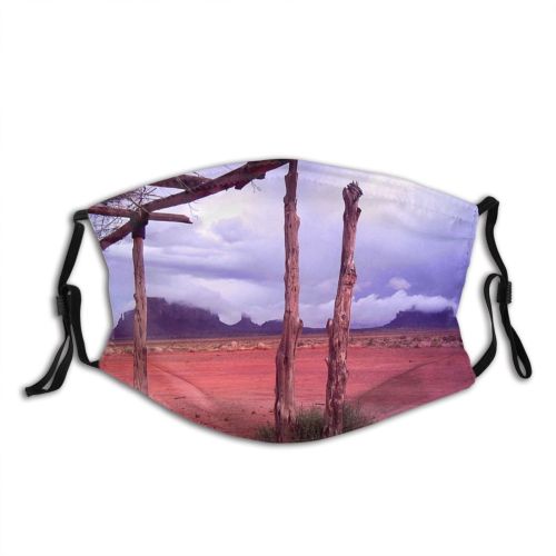 yanfind Sky Wood Morning Natural Woody Utah Cloud Landscape Sky Monument Clouds Landscapes Dust Washable Reusable Filter and Reusable Mouth Warm Windproof Cotton Face
