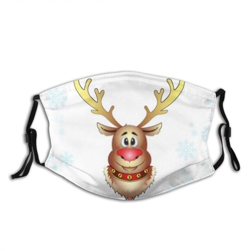 yanfind Isolated Santa Congratulation Fashion Christmas Cute Winter Wildlife Year Antler Accessories Vintage Dust Washable Reusable Filter and Reusable Mouth Warm Windproof Cotton Face