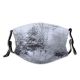yanfind Winter Trees Twig Tree Branch Blizzard Frost Winter Freezing Michigan Snow Atmospheric Dust Washable Reusable Filter and Reusable Mouth Warm Windproof Cotton Face