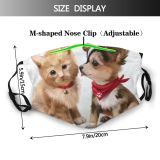 yanfind Friends Pet Dog Funny Kitten Puppy Cat Cute Dust Washable Reusable Filter and Reusable Mouth Warm Windproof Cotton Face