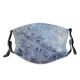 yanfind Winter Texture Xmas Norway Christmas Ice Ice Frost Winter Freezing Snow Dust Washable Reusable Filter and Reusable Mouth Warm Windproof Cotton Face