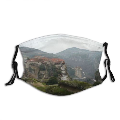 yanfind Winter Highland Cliff Escarpment Mountain Etali Hill Outcrop Landforms Mountainous Historic Valley Dust Washable Reusable Filter and Reusable Mouth Warm Windproof Cotton Face