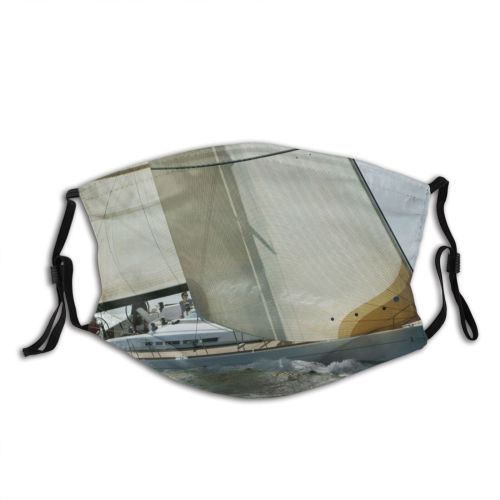 yanfind Vehicle Sail Boat Sea Ship Racing Watercraft Mast Sailboat Sailing Cruise Deck   Dust Washable Reusable Filter and Reusable Mouth Warm Windproof Cotton Face