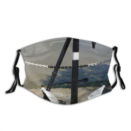 yanfind Danube Anchor Chain Old Metal Anchor Port Dust Washable Reusable Filter and Reusable Mouth Warm Windproof Cotton Face