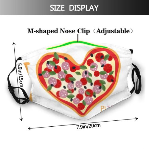yanfind Abstract Olive Isolated Pepper Cuisine Hot Vegetable Salami Shaped Cute Ingredients Pepperoni Dust Washable Reusable Filter and Reusable Mouth Warm Windproof Cotton Face