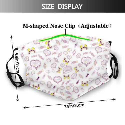 yanfind Butterfly Packaging Decor Happiness Lights Festoon Vacation Caramel Cachou Christmas Cute Eve Dust Washable Reusable Filter and Reusable Mouth Warm Windproof Cotton Face