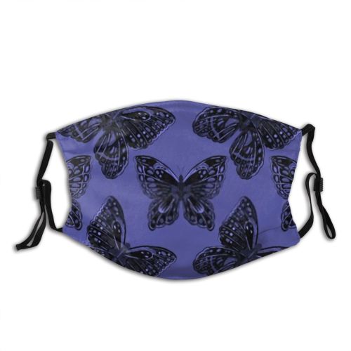 yanfind Abstract Butterfly Elegant Decor Fashion Artwork Cute Flying Seamless Colorful Feminine Natural Dust Washable Reusable Filter and Reusable Mouth Warm Windproof Cotton Face