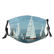 yanfind Sport Bol Transportation Sail Sailboat Boat Dinghy Yacht Vehicle Sailing Boat Yacht Dust Washable Reusable Filter and Reusable Mouth Warm Windproof Cotton Face
