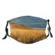 yanfind Hill Field Sky Field Natural Autumn Hillside Landscape Sky Light Grain Hills Dust Washable Reusable Filter and Reusable Mouth Warm Windproof Cotton Face