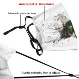 yanfind Fly Invertebrate Insect Membrane Winged Flying Fly Stable Tachinidae Pest Insect Blowflies Dust Washable Reusable Filter and Reusable Mouth Warm Windproof Cotton Face