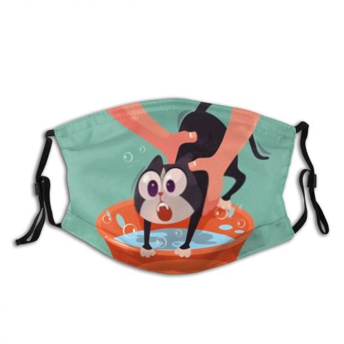 yanfind Crazy Isolated Cat Kitty Groom Bathing Grumpy Fight Soap Moist Tools Infested Dust Washable Reusable Filter and Reusable Mouth Warm Windproof Cotton Face