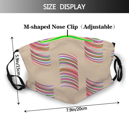 yanfind Cute Seamless Summer Simple Design Beautiful Art Decoration Retro Creative Amazing Hipster Dust Washable Reusable Filter and Reusable Mouth Warm Windproof Cotton Face