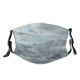 yanfind Ridge Winter Landforms Geological Mountains Mountain Range Highland Sky Landform Mountainous Snow Dust Washable Reusable Filter and Reusable Mouth Warm Windproof Cotton Face