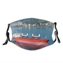 yanfind Power Vehicle Bulk Ship Bulk Sea Boat Big Carrier Ship Panamax Watercraft Dust Washable Reusable Filter and Reusable Mouth Warm Windproof Cotton Face