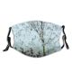yanfind Winter Plant Twig Tree Branch Plant Frost Winter Atmospheric Freezing Woody Snow Dust Washable Reusable Filter and Reusable Mouth Warm Windproof Cotton Face