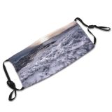 yanfind Idyllic Ice Overcast Amazing Daylight Park Frost Wild Mountain Highland Silent Picturesque Dust Washable Reusable Filter and Reusable Mouth Warm Windproof Cotton Face