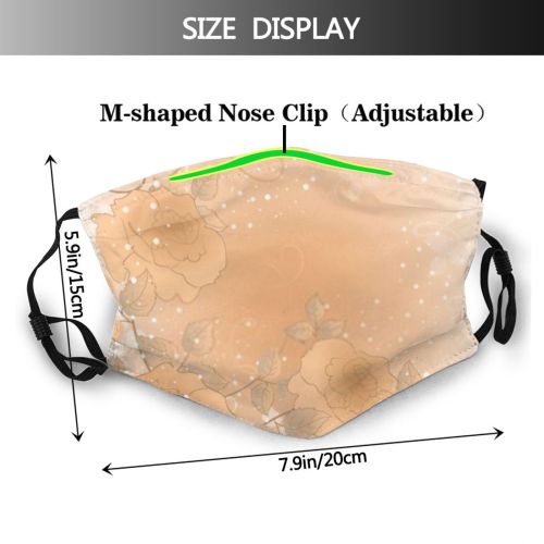 yanfind Blossom Spring Flower Vintage Party Silk Retro Congratulate Celebration Design Autumn Beautiful Dust Washable Reusable Filter and Reusable Mouth Warm Windproof Cotton Face