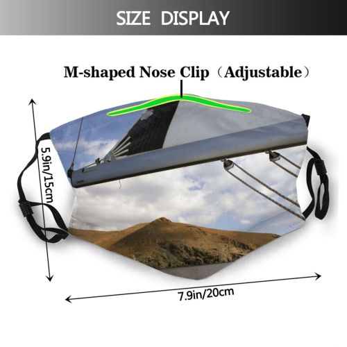 yanfind Yachting Vehicle Boating Boats Sail Boat Sky Sailing Harbour Island Watercraft Sailboat Dust Washable Reusable Filter and Reusable Mouth Warm Windproof Cotton Face