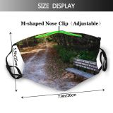 yanfind Outdoors Woods Leaves Tree Rocks Trail Furniture Leaf Landscape Vegetation Outside Natural Dust Washable Reusable Filter and Reusable Mouth Warm Windproof Cotton Face
