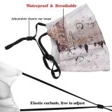 yanfind Range Lifestyles Built Snow City Architecture Exterior Building Season Street Temperature Outdoors Dust Washable Reusable Filter and Reusable Mouth Warm Windproof Cotton Face