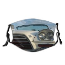 yanfind Motor Hood Old Vehicle Classic Lighting Car Classic Vehicle Car Headlamp Design Dust Washable Reusable Filter and Reusable Mouth Warm Windproof Cotton Face