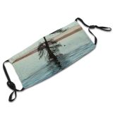 yanfind Tennessee Resources Lake Landscape Reflection Quake Plant Bayou Tree Reelfoor Ice Calm Dust Washable Reusable Filter and Reusable Mouth Warm Windproof Cotton Face