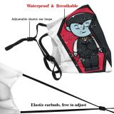 yanfind Isolated Smile Horror Gothic Halloween Cute Smiling Fantasy Undead Blood Count Night Dust Washable Reusable Filter and Reusable Mouth Warm Windproof Cotton Face