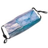 yanfind Idyllic Ice Glacier Frost Frosty Snowy Iceberg Icy Clouds Daytime Frozen Tranquil Dust Washable Reusable Filter and Reusable Mouth Warm Windproof Cotton Face