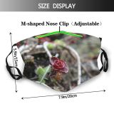 yanfind Flowering Flower Plant Spring Plant Botany Bud Frost Vegetal Flower Dust Washable Reusable Filter and Reusable Mouth Warm Windproof Cotton Face