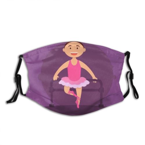 yanfind Lilac Young Fashion Cute Hobbies Classic Ballet Dress Child Action Dancer Design Dust Washable Reusable Filter and Reusable Mouth Warm Windproof Cotton Face