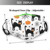 yanfind Horror Halloween Net Cat Fantasy Covid Seamless Kid Facemask Child Autumn Magic Dust Washable Reusable Filter and Reusable Mouth Warm Windproof Cotton Face