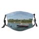 yanfind District Watercraft Vineyard Transportation Sailboat Sail Menemsha Vehicle Menemsha Boating Calm Lake Dust Washable Reusable Filter and Reusable Mouth Warm Windproof Cotton Face