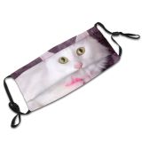 yanfind Fur Young Cat Kitty Cute Turkish Cozy Van Cuteness Creme Female Pale Dust Washable Reusable Filter and Reusable Mouth Warm Windproof Cotton Face