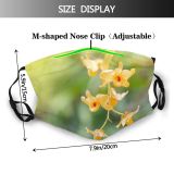 yanfind  Spring Flower Sunrise Garden Flora Blooming Grass Delicate Plant Macro  Dust Washable Reusable Filter and Reusable Mouth Warm Windproof Cotton Face