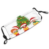yanfind Friends Isolated Snow Christmas Comic Cute Xmas Kindergarten Songs Present Kid Year Dust Washable Reusable Filter and Reusable Mouth Warm Windproof Cotton Face