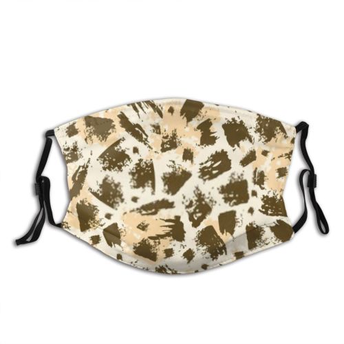 yanfind Abstract Brush Safari Decor Fur Distressed Fashion Striped Cat Complex Stylish Interior Dust Washable Reusable Filter and Reusable Mouth Warm Windproof Cotton Face
