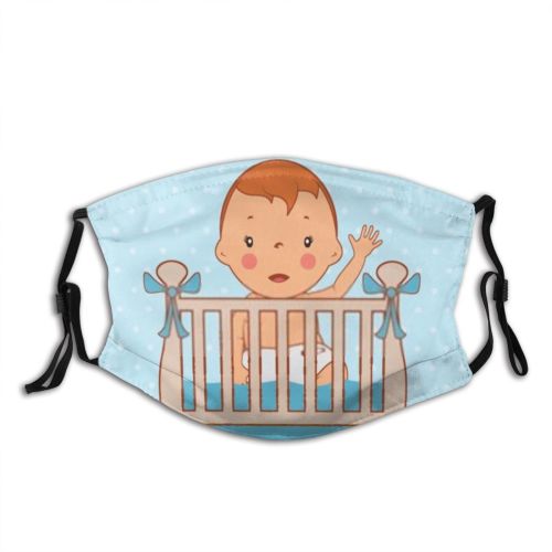 yanfind Carriage Life Bed Pacifier Pin Game Cute Milk Stroller Socks Kid Note Dust Washable Reusable Filter and Reusable Mouth Warm Windproof Cotton Face