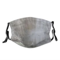 yanfind Winter Mist Winter Atmospheric Netherlands Fog Watercourse Comp River Tree Bank Dommelen Dust Washable Reusable Filter and Reusable Mouth Warm Windproof Cotton Face