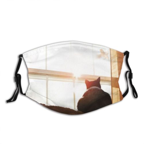 yanfind Comfort Bird Fur Sunlight Cat Resting Flying Shorthair Warm Lazy Window Panes Dust Washable Reusable Filter and Reusable Mouth Warm Windproof Cotton Face