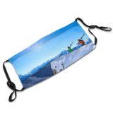yanfind Freedom Quarter Travel Lens Sunlight Frozen From Lifestyles Togetherness Skiing Concentration Aspen Dust Washable Reusable Filter and Reusable Mouth Warm Windproof Cotton Face