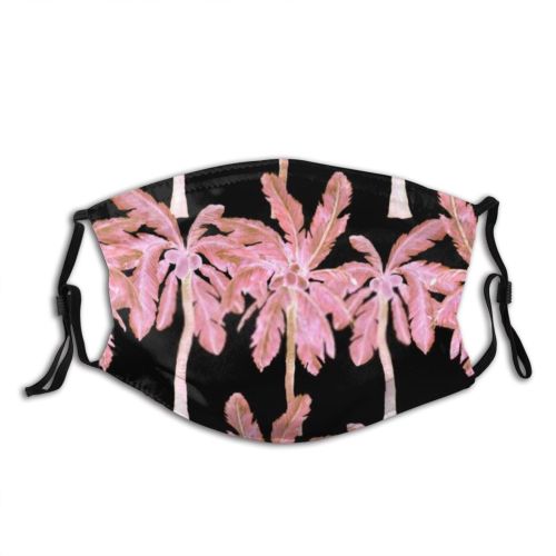 yanfind Abstract Hawaiian Bird Fashion Flora Cute Hawaii Seamless Colorful Trendy Summer Vintage   Dust Washable Reusable Filter and Reusable Mouth Warm Windproof Cotton Face