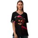 yanfind V Neck T-shirt for Women Sebastiaan Stam Black Dark LED Dope Night Anonymous Hoodie Dark Summer Top  Short Sleeve Casual Loose