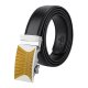yanfind Belt Row Simplicity Architecture Building Europe Window Gold Elegance Sky Reflection Exterior Beauty Men's Dress Casual Every Day Reversible Leather Belt