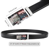 yanfind Belt  Design Lights Window Daylight Restaurant Bar Neon Tables Signage  Chairs Men's Dress Casual Every Day Reversible Leather Belt