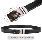 yanfind Belt  Family Time Design Accessory Table Clock Room Luxury Vintage Decoration Contemporary Men's Dress Casual Every Day Reversible Leather Belt