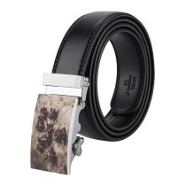 yanfind Belt  Focus Badian Anise Field Spice Shallow Texture Herbs  Depth Men's Dress Casual Every Day Reversible Leather Belt